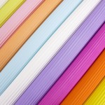 50 * 68cm papier ondulé solide commerce de gros DIY bouquet emballage Wave papier origami manuel papier d'emballage floral