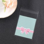 Fabricant vente directe emballage de boulangerie  noeud papillon, sac auto - scellé long, bonbon petit sac cadeau 100 pieces/piece