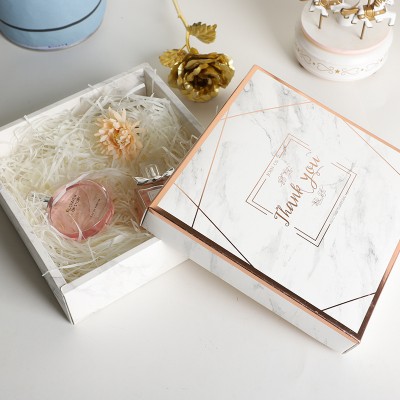 Boîte cadeau en marbre, boîte à bonbons, tasse isolante boîte à bonbons boîte à cadeaux