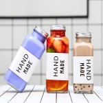 Bouteille en verre pour jus de fruits, boissons, café, lait, thé, lait de vache frais à emporter 350ml