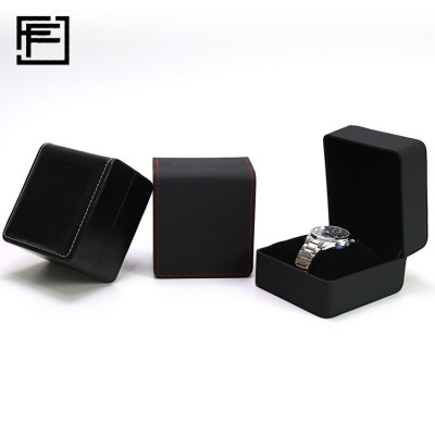 Fabrication en gros de boîte à montres en cuir feuilleté, boîte à bijoux, boîte de rangement, boîte à montres boîte à cadeaux personnalisée