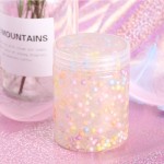 10 g 20 g 100 g Boîte cadeau de boules de météorites remplie de granulés, cadeau surprise de boules de mousse de couleur macaron