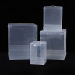 Emballage Floral, Boîte cadeau rectangulaire pliante, boîte florale portative, boîte florale transparente