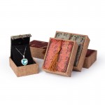 Boîte à bijoux en chanvre antique Tassel bijoux pendentifs perles de Bouddha bracelet pendentif emballage boîte à bijoux gros