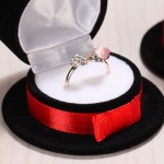 Boîte à bijoux boîte à anneaux boîte à bijoux boîte à cadeaux flocage 