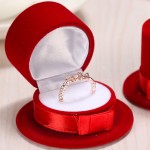 Boîte à bijoux boîte à anneaux boîte à bijoux boîte à cadeaux flocage 