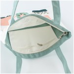 sac de coton personnalisé créatif, sac de toile portatif à une épaule, impression exquise, sac publicitaire logo personnalisé