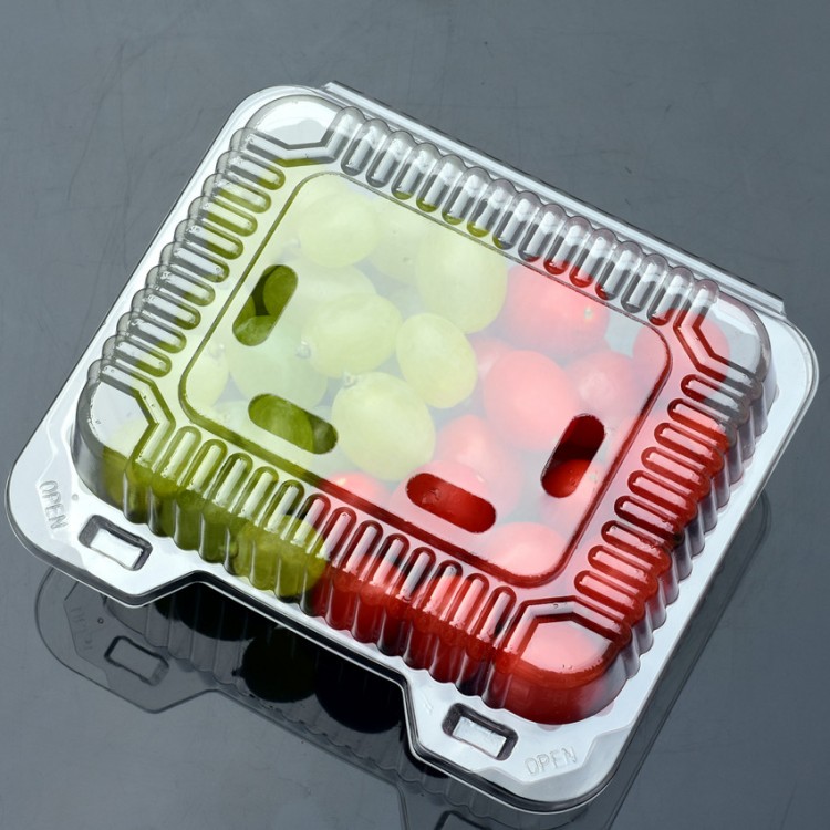 Boîte de fruits et légumes Blister en plastique transparent jetable Emballage de fraises de fruits Boîte d'emballage en plastique Boîte en plastique de fruits transparente