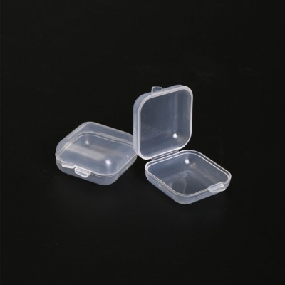 Plastic packing box earplugs box pp box single mini dustproof transparent box stud earrings ring box