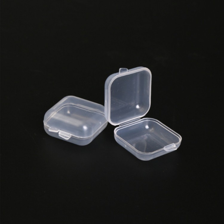 Plastic packing box earplugs box pp box single mini dustproof transparent box stud earrings ring box
