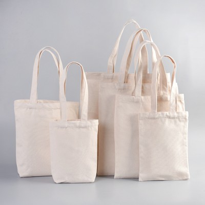 Fabricant vente en gros publicité Shopping sac de toile portatif personnalisé sac de coton étudiant sac de toile solide logo personnalisé