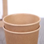 Tasses à café à double couche disponibles en stock tasses creuses en papier kraft jetables à double couche isolantes thermiques à l'épreuve du repassage tasses à thé au lait café à emporter