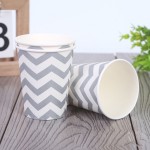 Tasses d'eau potable  jetables  personnalisées de 9 onces 250 tasses commerciales respectueuses de l'environnement