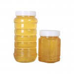Pot alimentaire de stockage transparent 1 kg 2 kg 1000g5 kg Bouteille de miel épaissie de 10 kg Bouteille de miel de 3 kg Bouteille en plastique, 720ml