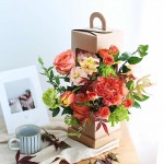 Fabrication vente directe, boîte d'emballage de fleurs, boîte de phare authentique boutique de fleurs imperméables de haute qualité