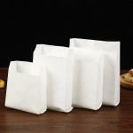 Revêtement alimentaire spot sac à fond pointu personnalisé poulet côtelette gâteau à la main collation sac d'organe jetable barbecue sac anti-graisse