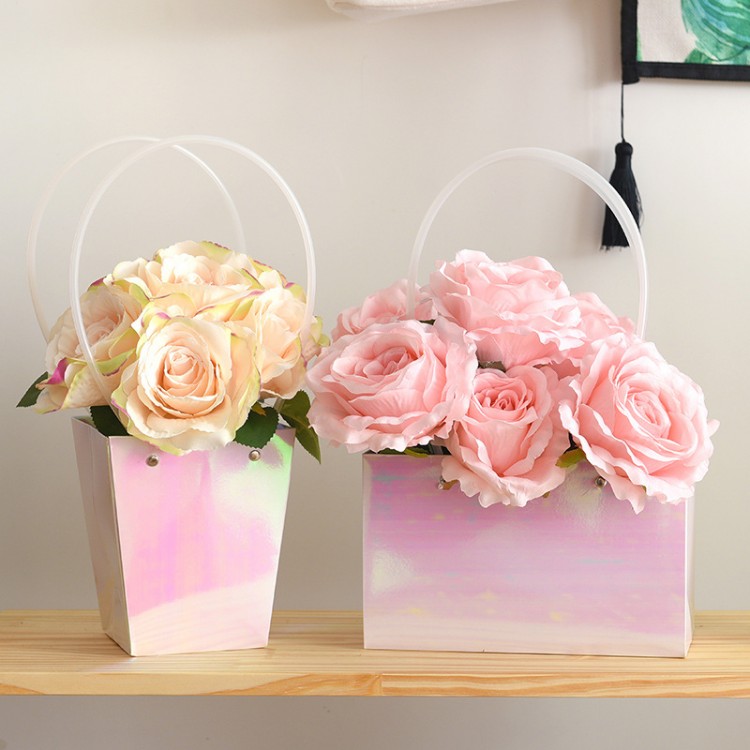 Spot kraft paper flower arrangement Waterproof jacquard Bag Flower Bag mini - Meatball Plant Paper Flower Gift Packaging box Spot kraft paper flower arrangement Waterproof jacquard Bag Flower Bag mini - Meatball Plant Paper Flower Gift Packaging box
