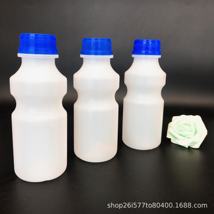 Vente en gros par les fabricants bouteilles de boissons 340ml bouteilles de jus de fruits bouteilles d'emballage de boissons PE plastique 340ml bouteilles de yaourt plastique