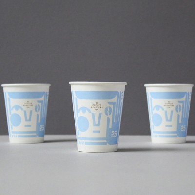 Tasse en papier jetable fabricant personnalisé publicitaire, impression logo, tasse d'eau personnalisée