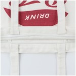 Sac de coton logo personnalisé, sac à provisions tenu dans la main personnalisé