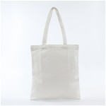 Sac de coton logo personnalisé, sac à provisions tenu dans la main personnalisé