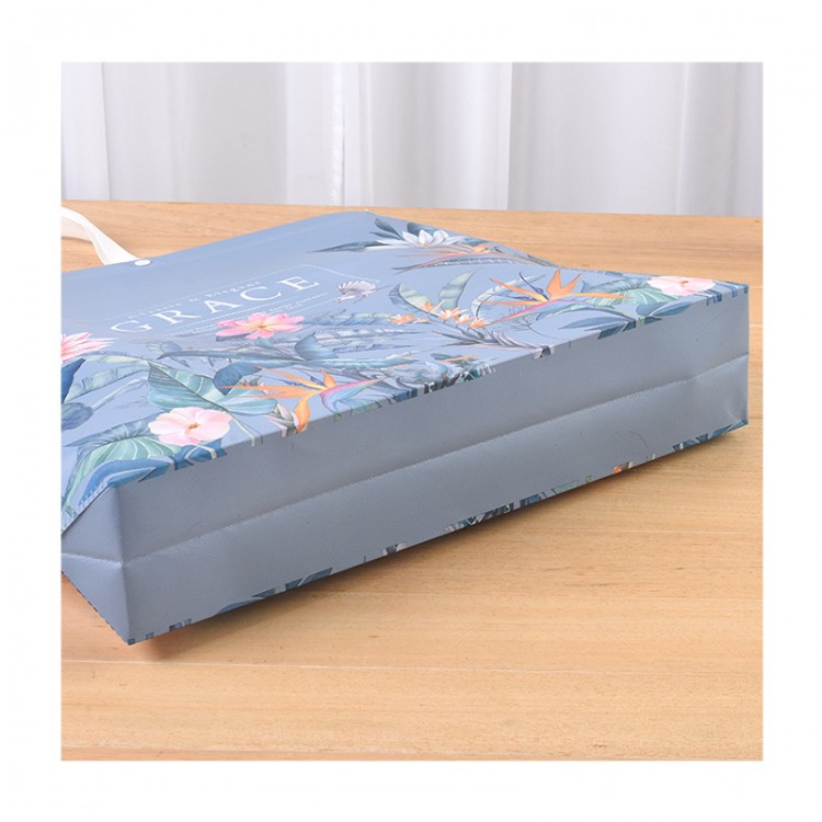 Home Textile Printing Handheld non - woven bag customized spot covered Tridimensional Handbag General package Shopping Bag