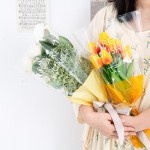 Emballage transparent de fleurs Multi - sacs en cellophane imperméabilisation créativité d'un seul bouquet de fleurs Multi - sacs pour l'emballage des magasins de fleurs