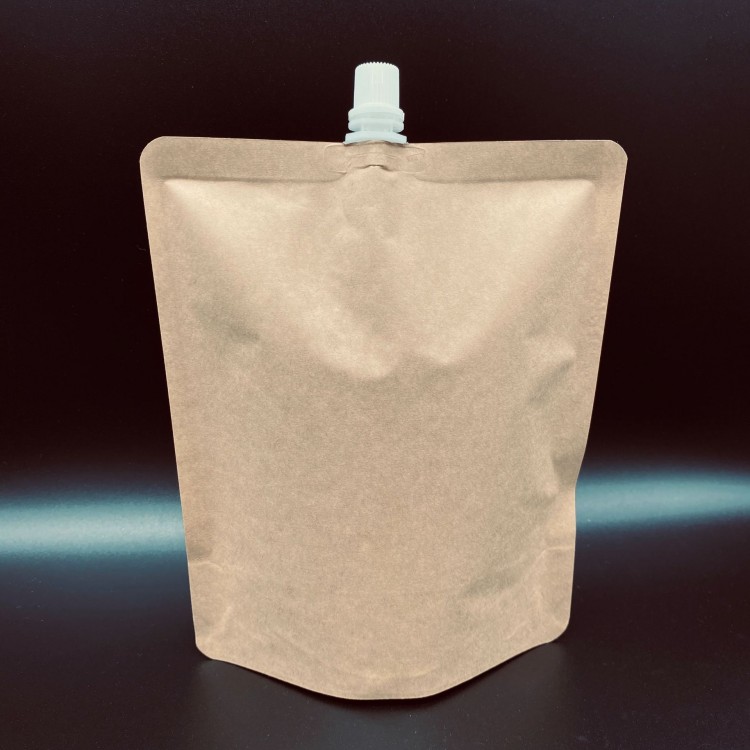 Emballage de jus de fruits papier kraft auto - aspirant, sac de thé au lait, sac de café froid sur mesure