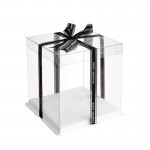 Rose Bear Flavor package Box transparent Gift Box Christmas package Box 12 / 1416 "Custom