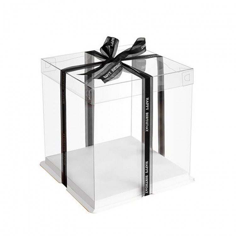 Rose Bear Flavor package Box transparent Gift Box Christmas package Box 12 / 1416 "Custom