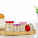 Bocale à couvercle en aluminium épaissi transparent, bouteille d'emballage en plastique, pot en PET avec couvercle Bocale à couvercle en aluminium épaissi transparent, bouteille d'emballage en plastique, pot en PET avec couvercle