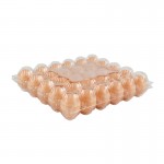 Transparent disposable egg packaging box egg tray plastic thickened egg box shock proof duck egg tray 4 pieces