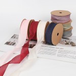 Ruban de kapok emballage de fleurs ruban de soie coiffure ruban DIY emballage de cadeaux ruban ruban de couleur magasin de fleurs emballage de gros