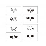 Filet rouge, lait, dattes, sac d'emballage, Expression faciale, biscuits à boutons qifu, 100 petits sacs de bonbons carrés ronds, emballage de gros