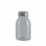 Bouteille de jus de fruits en plastique transparent jetable PET recouverte d'aluminium 260ml Mini Creative net Red Milk Tea drink