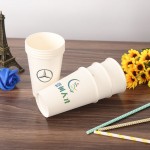 Tasse jetable de 12 OZ tasse sur mesure tasse de thé au lait tasse sur mesure logo imprimé tasse publicitaire