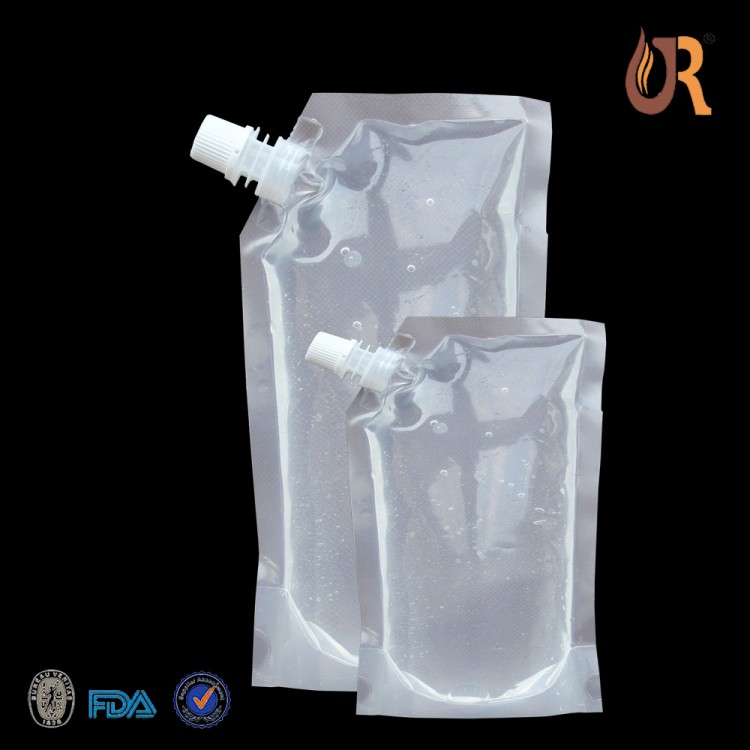 Spot transparent Self - standing Sucker Bag Milk Juice Drink Bag Export drink Bag Amazon Cross - Border Supply Un seul envoi