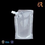 Spot transparent Self - standing Sucker Bag Milk Juice Drink Bag Export drink Bag Amazon Cross - Border Supply Un seul envoi