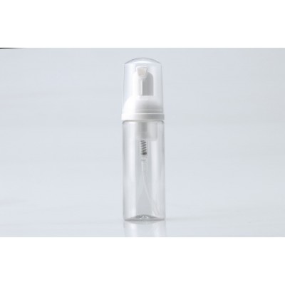 Flacon en plastique de 50 ml, flacon de mousse, transparent, flacon de lavage du visage flacon, pompe à mousse
