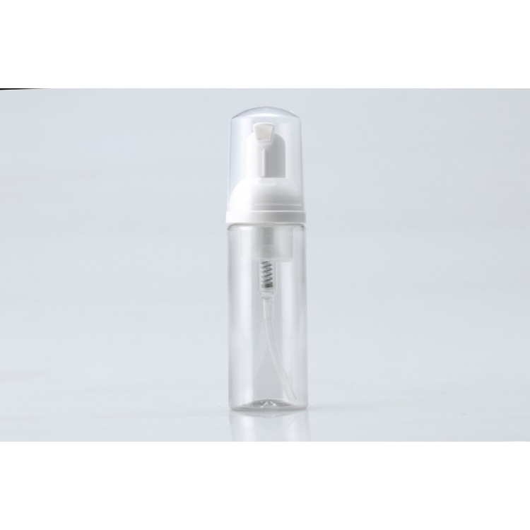 Flacon en plastique de 50 ml, flacon de mousse, transparent, flacon de lavage du visage flacon, pompe à mousse