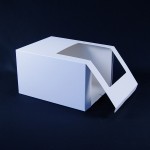 La boîte d'emballage de chapeau plat de casque 