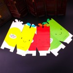 Noël personnalisé en usine, boîte-cadeau de Noël, pliage de boîte à fruits, boîte à bonbons créative peut être personnalisé