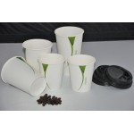 Gobelet en papier dégradable, Logo personnalisé Isolation thermique et preuve à chaud