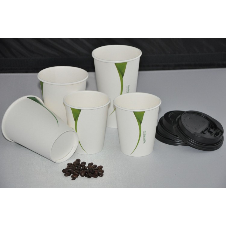 Gobelet en papier dégradable, Logo personnalisé Isolation thermique et preuve à chaud