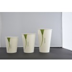 Gobelet en papier dégradable, Logo personnalisé Isolation thermique et preuve à chaud