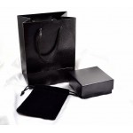 Rouge noir sac à main sac de velours sac à bijoux