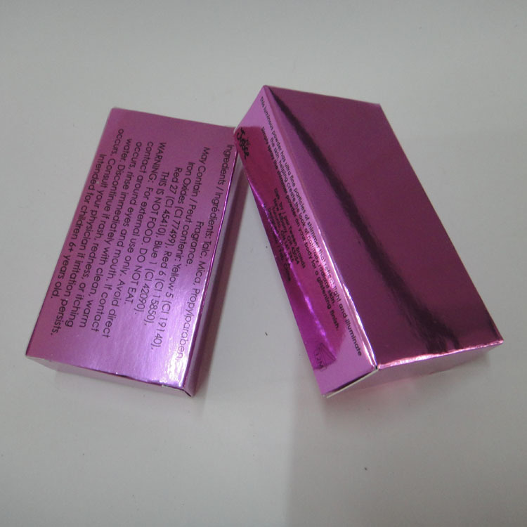 Boîte d'emballage personnalisée, boîte de fenêtre, boîte à savon, boîte d'emballage de parfum bronzant, boîte de papier cosmétique laser carte d'or