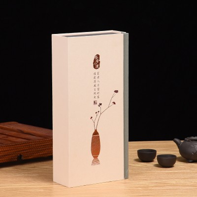 Boîte d'emballage à capuchon réversible, logo imprimé