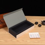 Boîte d'emballage à capuchon réversible, logo imprimé