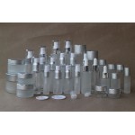 Lotion flacon de toner en aluminium capsule cosmétique flacon de verre flacon d'échantillon de salon de beauté emballage en gros